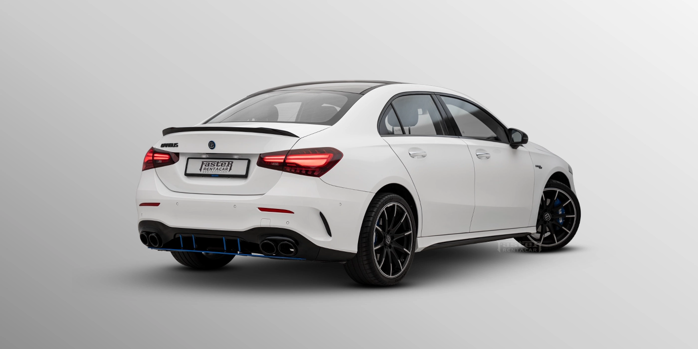 Mercedes A200L Back Side View